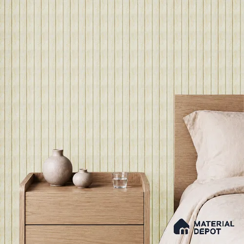Beige Marble Louver PN 05485 (M 5421) 8 ft x 5 inch Charcoal Panel - 11 mm | Suitable for Feature Wall, TV Unit & Living Room | Width is Subjected to 5% Variation