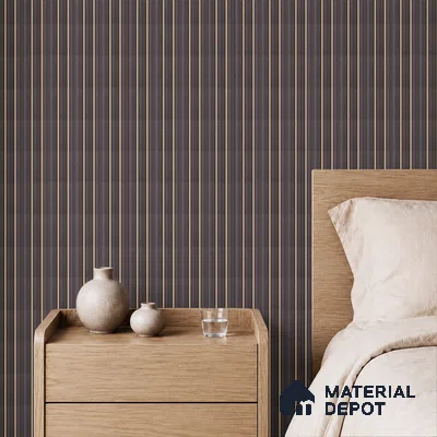 Grey Leather Louver PN 05503 8 ft x 5 inch Charcoal Panel - 11 mm | Suitable for Feature Wall, TV Unit & Living Room | Width is Subjected to 5% Variation