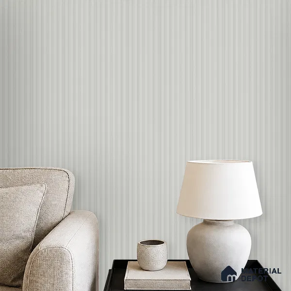 Light Grey Plain Colour Look PN 00624 8 ft x 4 inch Charcoal Panel - 11 mm | Suitable for Feature Wall, TV Unit & Living Room | Width is Subjected to 5% Variation