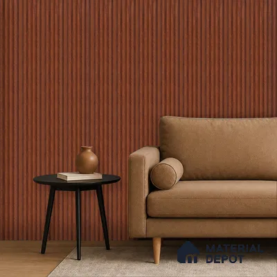 Wooden Look PN 06813 9.2 ft x 4.8 inch Charcoal Panel - 12 mm | Suitable for Living Room, Bedroom & TV Cabinet | Width is Subjected to 5% Variation