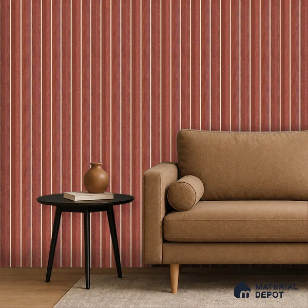 Wooden Look PN 06815 9.2 ft x 4.8 inch Charcoal Panel - 12 mm | Suitable for Living Room, Bedroom & TV Cabinet | Width is Subjected to 5% Variation