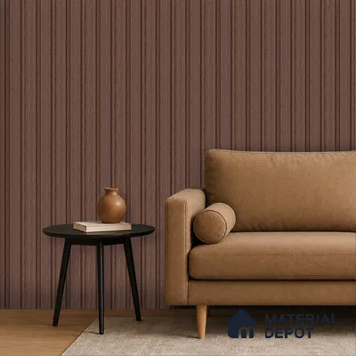 Wooden Look PN 06837 9.2 ft x 4.9 inch Charcoal Panel - 12 mm | Suitable for Living Room, Bedroom & TV Cabinet | Width is Subjected to 5% Variation