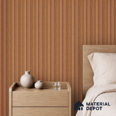Wooden Look PN 06868 9.2 ft x 6.1 inch Charcoal Panel - 16 mm | Suitable for Living Room, Bedroom & TV Cabinet | Width is Subjected to 5% Variation