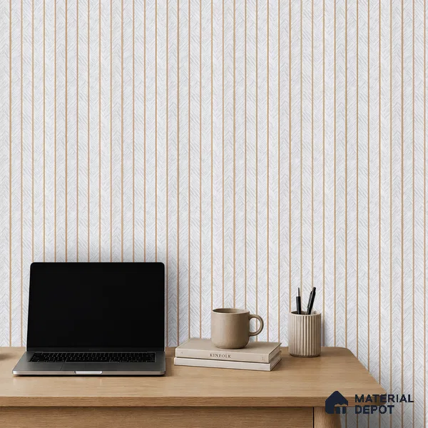 Dove Grey Patterned Look PN 07047 9.5 ft x 7.8 inch Charcoal Panel - 6 mm | Suitable for Feature Wall, TV Unit & Living Room | Width is Subjected to 5% Variation