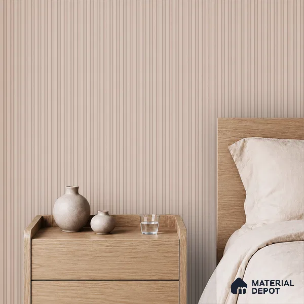 Cappuccino Beige Plain Colour Look PN 07071 9.5 ft x 4.9 inch Charcoal Panel - 10 mm | Suitable for Feature Wall, TV Unit & Living Room | Width is Subjected to 5% Variation