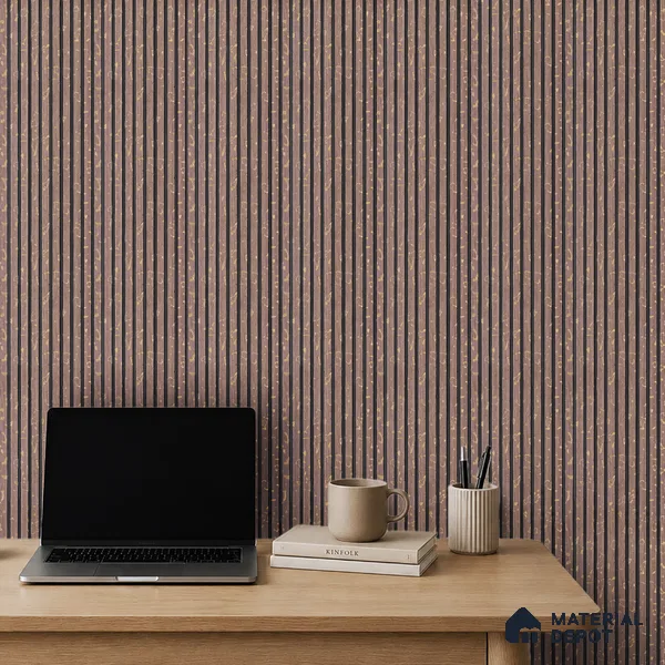 Mocha Brown Marble Look PN 07115 9.5 ft x 6 inch Charcoal Panel - 6 mm | Suitable for Feature Wall, TV Unit & Living Room | Width is Subjected to 5% Variation