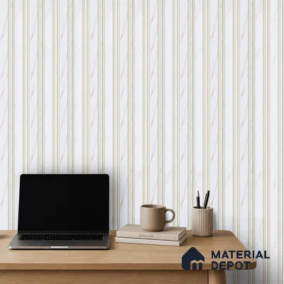 Dove Grey Marble Look PN 07122 9.5 ft x 6 inch Charcoal Panel - 6 mm | Suitable for Feature Wall, TV Unit & Living Room | Width is Subjected to 5% Variation