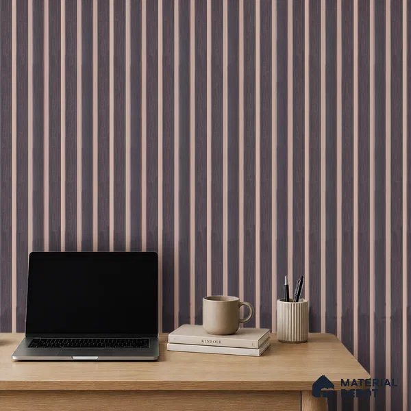 Wooden Look PN 07123 9.5 ft x 6 inch Charcoal Panel - 6 mm | Suitable for Feature Wall, TV Unit & Living Room | Width is Subjected to 5% Variation
