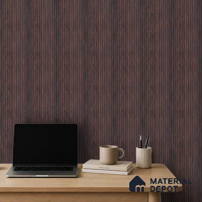 Wooden Look PN 07132 9.5 ft x 6 inch Charcoal Panel - 6 mm | Suitable for Feature Wall, TV Unit & Living Room | Width is Subjected to 5% Variation