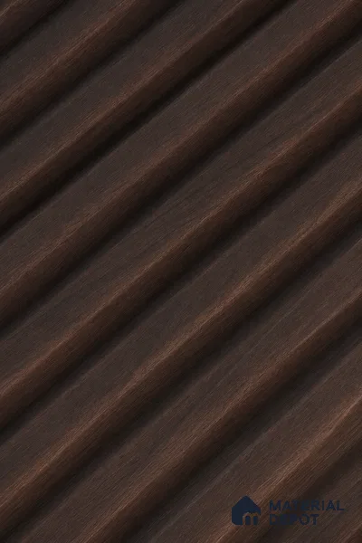Wooden Look PN 07713 9.1 ft x 4.9 inch Charcoal Panel - 12 mm | Suitable for Living Room, Bedroom & TV Cabinet | Width is Subjected to 5% Variation