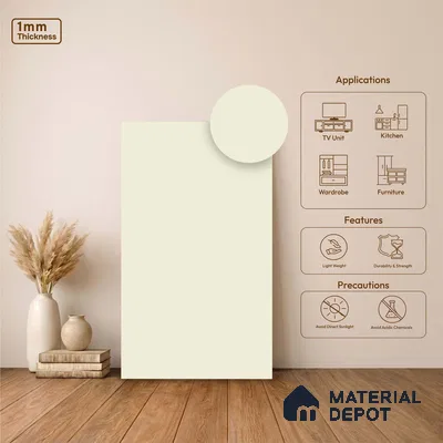 LM 23516 (SMT 402) Sunset Nectar 8 ft x 4 ft Super Matte Finish Decorative Laminate - 1 mm | Suitable for Living Room, Kitchen, Office