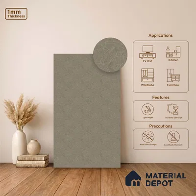 LM 23543 (DG 14 AR 5) Royal Texture 8 ft x 4 ft Digital Textured Finish Decorative Laminate - 1 mm | Suitable for TV Unit, Wardrobe, Kitchen Cabinets