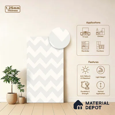 Beige Abstract Look LM 18326 8 ft x 4 ft Texture Finish Decorative Laminate - 1.25 mm | Suitable for TV Unit, Wardrobe, Kitchen Cabinets