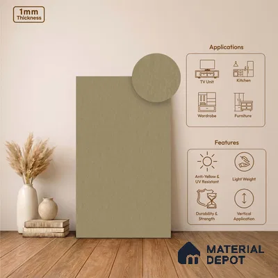 Stone Look LM 24370  8 ft x 4 ft Texture Finish Decorative Laminate - 1 mm | Suitable for TV Unit, Wardrobe, Kitchen Cabinets