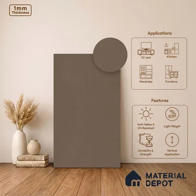 Stone Look LM 24380  8 ft x 4 ft Texture Finish Decorative Laminate - 1 mm | Suitable for TV Unit, Wardrobe, Kitchen Cabinets