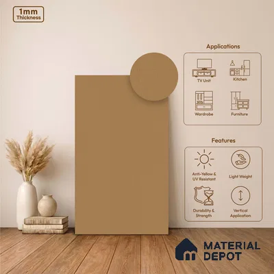 Brown Fabric Look LM 24404  8 ft x 4 ft Texture Finish Decorative Laminate - 1 mm | Suitable for TV Unit, Wardrobe, Kitchen Cabinets
