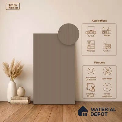 Wooden Look LM 24416 8 ft x 4 ft Texture Finish Decorative Laminate - 1 mm | Suitable for TV Unit, Wardrobe, Kitchen Cabinets
