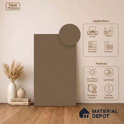 Stone Look LM 24439  8 ft x 4 ft Texture Finish Decorative Laminate - 1 mm | Suitable for TV Unit, Wardrobe, Kitchen Cabinets