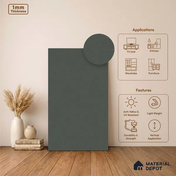 Stone Look LM 24442  8 ft x 4 ft Texture Finish Decorative Laminate - 1 mm | Suitable for TV Unit, Wardrobe, Kitchen Cabinets