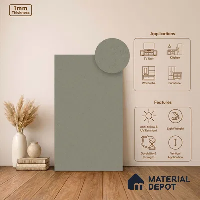 Stone Look LM 24443  8 ft x 4 ft Texture Finish Decorative Laminate - 1 mm | Suitable for TV Unit, Wardrobe, Kitchen Cabinets