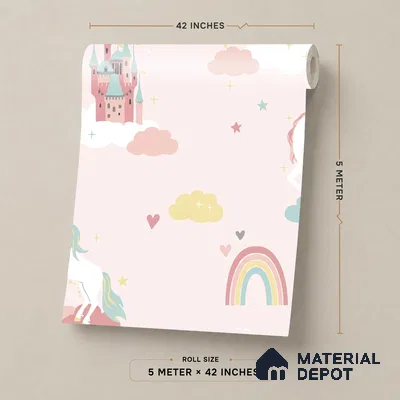 5148-2 | 5 Meter x 42 Inch PVC Patterned Look Wallpaper - 57 Sq. Ft. | Minimum 15% wastage during installation