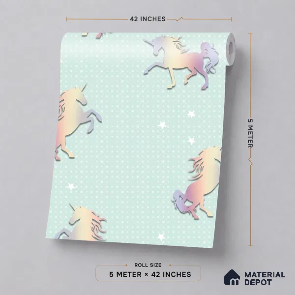 88441-2 | 5 Meter x 42 Inch PVC Patterned Look Wallpaper - 57 Sq. Ft. | Minimum 15% wastage during installation