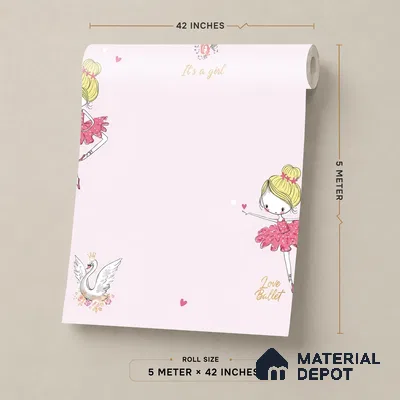 5145-2 | 5 Meter x 42 Inch PVC Patterned Look Wallpaper - 57 Sq. Ft. | Minimum 15% wastage during installation