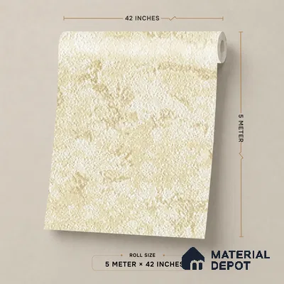 88385-2 | 5 Meter x 42 Inch PVC Patterned Look Wallpaper - 57 Sq. Ft. | Minimum 15% wastage during installation