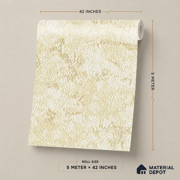 88385-2 | 5 Meter x 42 Inch PVC Patterned Look Wallpaper - 57 Sq. Ft. | Minimum 15% wastage during installation