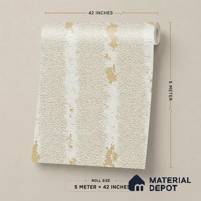 88383-2 | 5 Meter x 42 Inch PVC Patterned Look Wallpaper - 57 Sq. Ft. | Minimum 15% wastage during installation