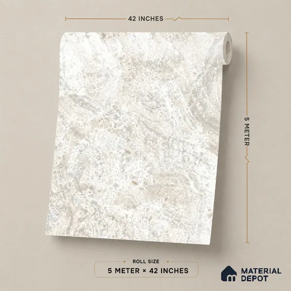 88388-2 | 5 Meter x 42 Inch PVC Abstract Look Wallpaper - 57 Sq. Ft. | Minimum 15% wastage during installation