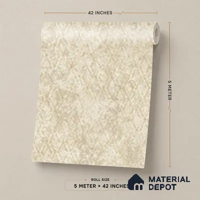 88455-2 | 5 Meter x 42 Inch PVC Patterned Look Wallpaper - 57 Sq. Ft. | Minimum 15% wastage during installation
