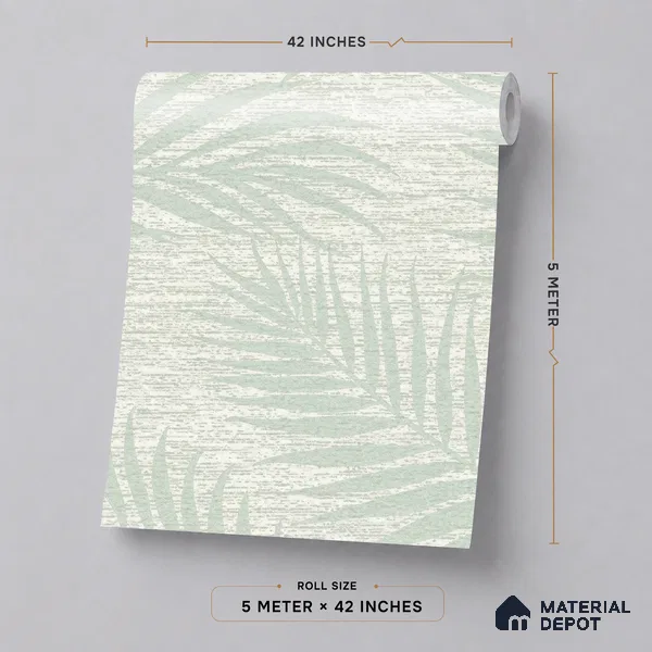 70191-2 | 5 Meter x 42 Inch PVC Florals Look Wallpaper - 57 Sq. Ft. | Minimum 15% wastage during installation