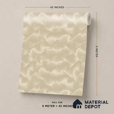 88485-2 | 5 Meter x 42 Inch PVC Patterned Look Wallpaper - 57 Sq. Ft. | Minimum 15% wastage during installation