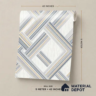 88492-3 | 5 Meter x 42 Inch PVC Abstract Look Wallpaper - 57 Sq. Ft. | Minimum 15% wastage during installation