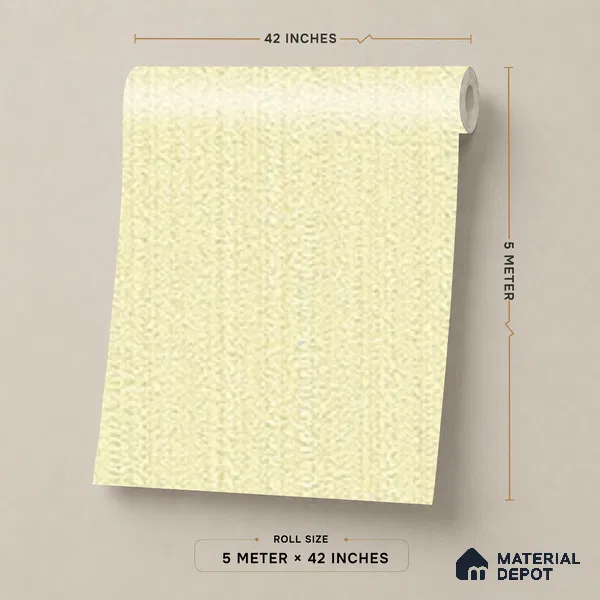 88476-1 | 5 Meter x 42 Inch PVC Texture Look Wallpaper - 57 Sq. Ft. | Minimum 15% wastage during installation