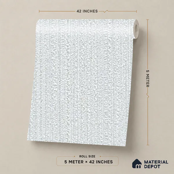 88476-2 | 5 Meter x 42 Inch PVC Texture Look Wallpaper - 57 Sq. Ft. | Minimum 15% wastage during installation