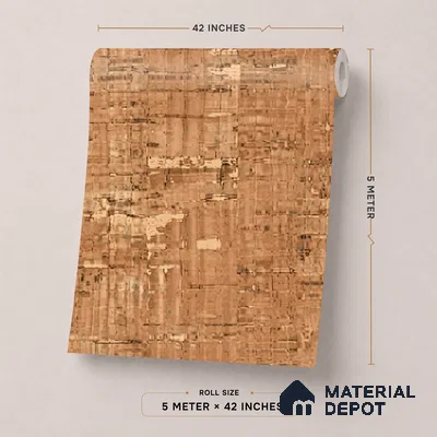 81279-4 | 5 Meter x 42 Inch PVC Texture Look Wallpaper - 57 Sq. Ft. | Minimum 15% wastage during installation