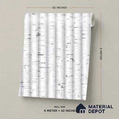 81280-1 | 5 Meter x 42 Inch PVC Patterned Look Wallpaper - 57 Sq. Ft. | Minimum 15% wastage during installation