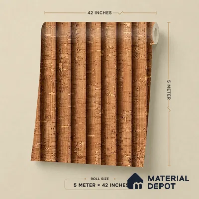 81280-3 | 5 Meter x 42 Inch PVC Patterned Look Wallpaper - 57 Sq. Ft. | Minimum 15% wastage during installation