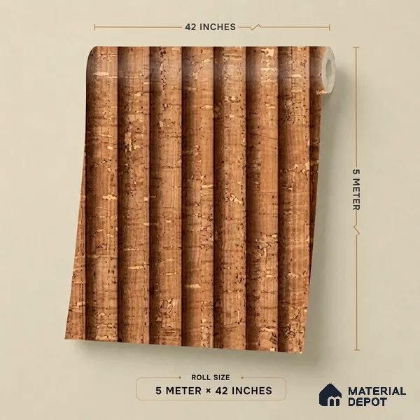 81280-3 | 5 Meter x 42 Inch PVC Patterned Look Wallpaper - 57 Sq. Ft. | Minimum 15% wastage during installation