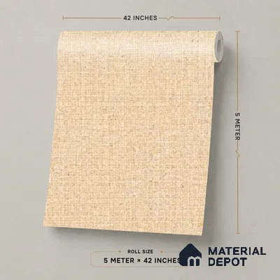 81282-3 | 5 Meter x 42 Inch PVC Plain Look Wallpaper - 57 Sq. Ft. | Minimum 10% wastage during installation
