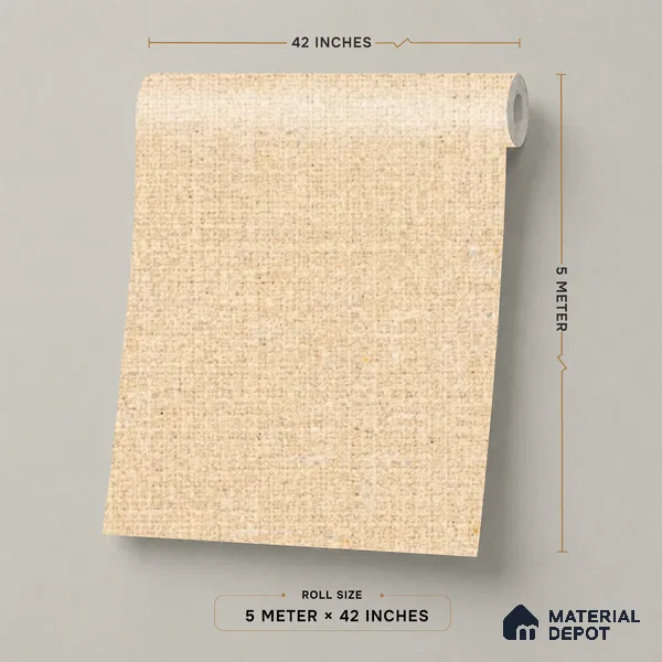 81282-3 | 5 Meter x 42 Inch PVC Plain Look Wallpaper - 57 Sq. Ft. | Minimum 10% wastage during installation