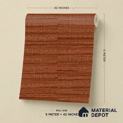 81283-4 | 5 Meter x 42 Inch PVC Patterned Look Wallpaper - 57 Sq. Ft. | Minimum 15% wastage during installation