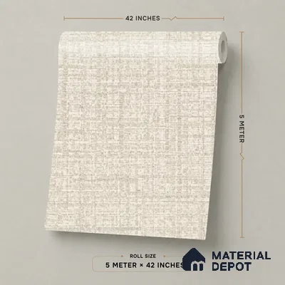 81285-1 | 5 Meter x 42 Inch PVC Plain Look Wallpaper - 57 Sq. Ft. | Minimum 10% wastage during installation