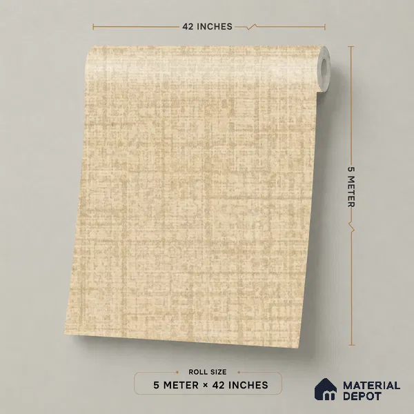 81285-4 | 5 Meter x 42 Inch PVC Plain Look Wallpaper - 57 Sq. Ft. | Minimum 10% wastage during installation