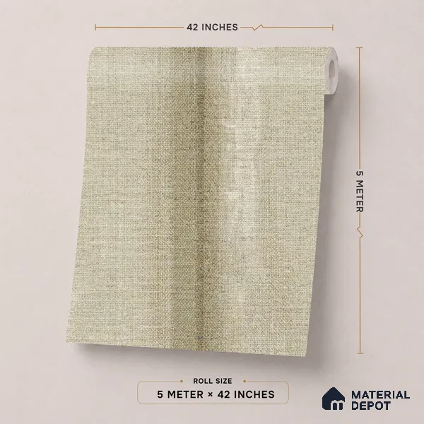 81286-2 | 5 Meter x 42 Inch PVC Patterned Look Wallpaper - 57 Sq. Ft. | Minimum 15% wastage during installation