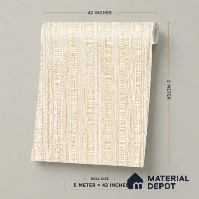 81287-2 | 5 Meter x 42 Inch PVC Texture Look Wallpaper - 57 Sq. Ft. | Minimum 15% wastage during installation