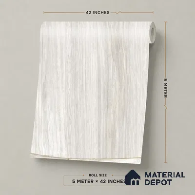 81289-1 | 5 Meter x 42 Inch PVC Patterned Look Wallpaper - 57 Sq. Ft. | Minimum 15% wastage during installation