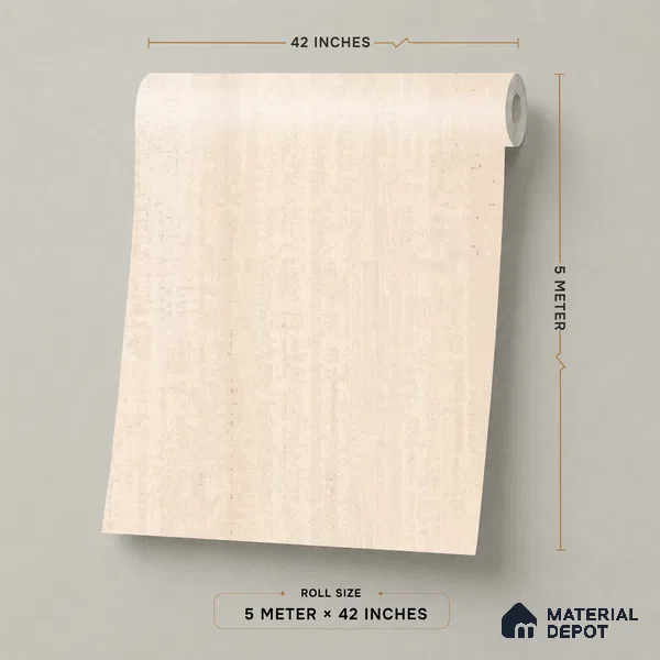 81291-1 | 5 Meter x 42 Inch PVC Texture Look Wallpaper - 57 Sq. Ft. | Minimum 15% wastage during installation